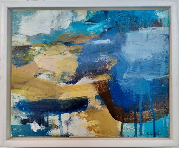 - Mixed Media on Acrylic, Painting by Colleen Conti, measuring 25 x 25 cm (H x W) framed at 28 x 28 cm £250